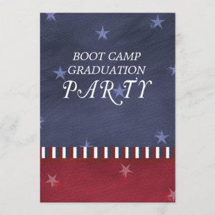 Boot Camp Graduation Party Invitation