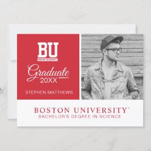 Boston University Graduate Invitation