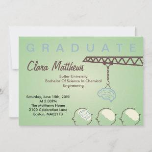 Brain Factory Graduation Celebration Invitation