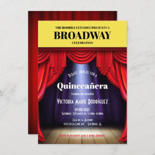 Broadway Program Birthday Quinceañera