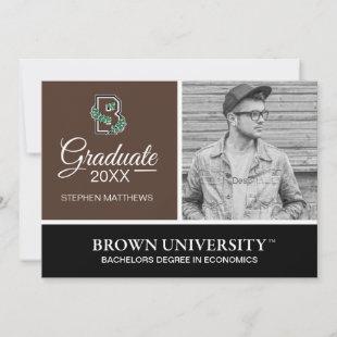 Brown University B | Graduation Invitation