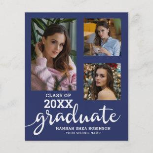 Budget 2024 Photo Collage Graduation Announcement Flyer