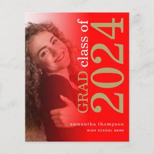 Budget 2 photo Red Gold 2024 Graduation Announce