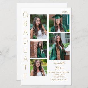 Budget Color Glow- G & White Graduate 6 Photo MED
