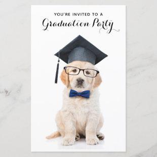 Budget Cute Puppy Dog Graduate Graduation