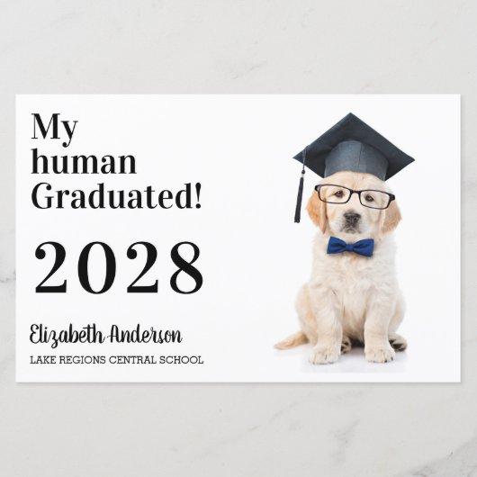Budget Funny Puppy Graduate Graduation Invitation