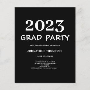Budget Graduation Party Invitation