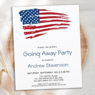 Budget Military Going Away Party USA American Flag