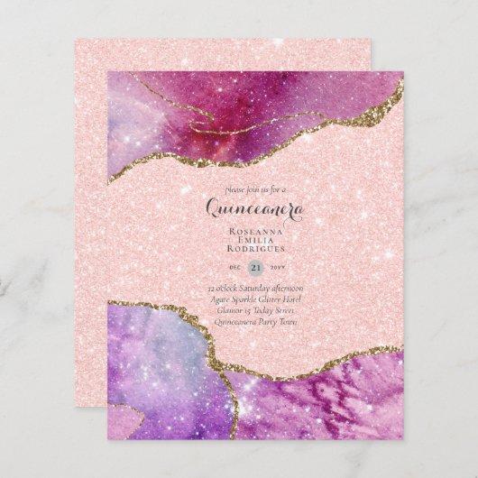 BUDGET QUINCEANERA - AGATE Sparkles Glamor Chic