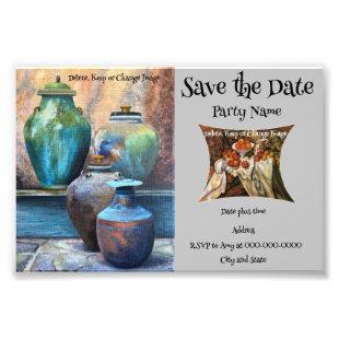 Budget Save the Date Party Invitation Photo Print