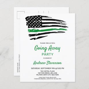 Budget Thin Green Line Military Going Away Party
