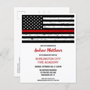 Budget Thin Red Line Law Firefighter Graduation