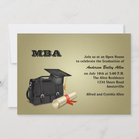 Business Graduate Graduation Invitation