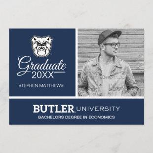 Butler University Bulldog Logo | Graduation Invitation