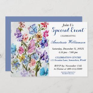 BUTTERFLY GARDEN PARTY EVENT INVITE