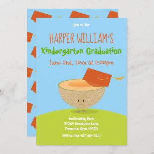 Cantaloupe Grad | Kids Graduation Invitation