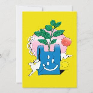 Canvas Poster Print Rabbit | Artwork Decorate Announcement