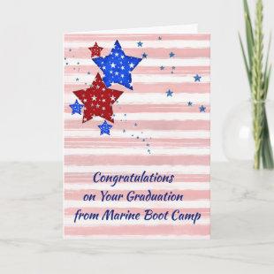 Card for Graduation from Marine Boot Camp