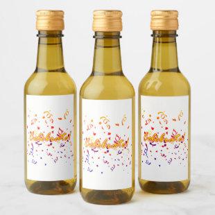 Celebrate Confetti  Wine Label