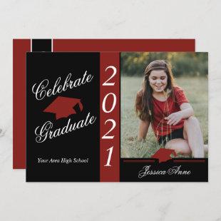 Celebrate Graduate With Photo Invitation