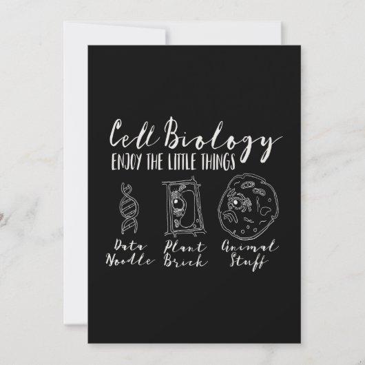cell biology funny science  - nerdy   geeks holiday card