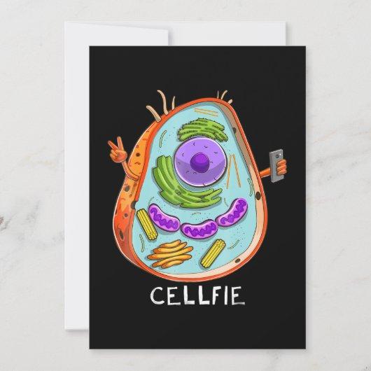 cell fie biology  cellular biology science teacher holiday card