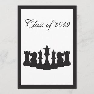 Chess Graduation Party Invitation