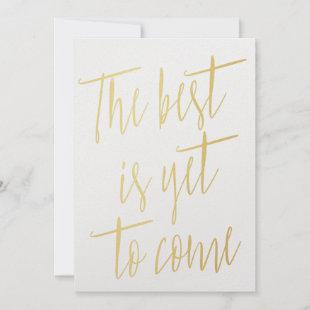 Chic Gold "The best is yet to come"
