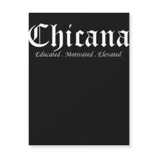 Chicana Educated Motivated Latina Gradua Magnetic Invitation