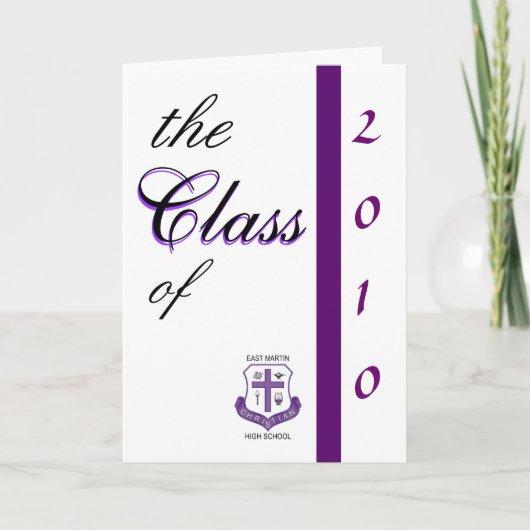 class of 2010 graduation invitation