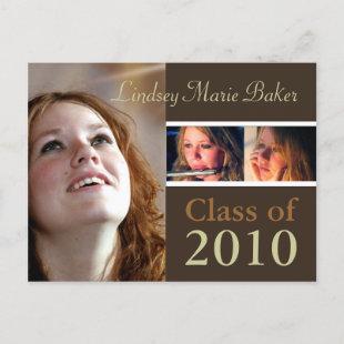 Class of 2010 Graduation Invitation Postcards
