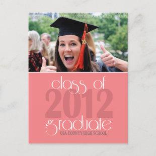 Class of 2012 Graduation Announcement Postcard