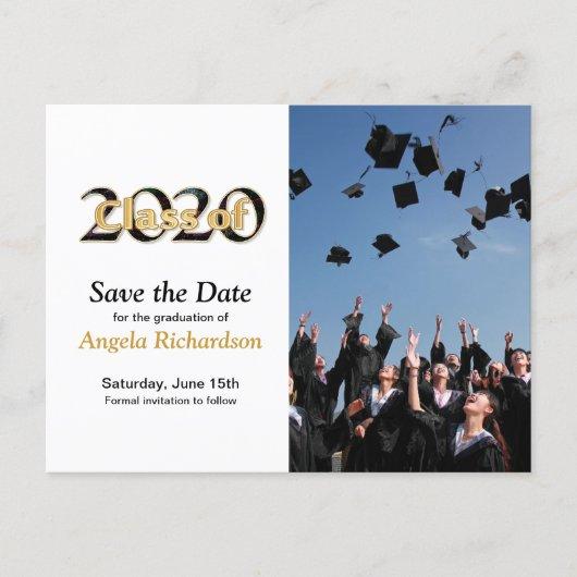 Class of 2020 Graduation Save the Date Photo Invitation Postcard