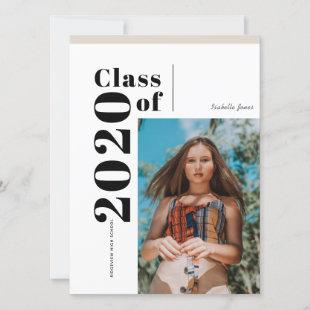 Class of 2020 Minimalist Photo Graduation