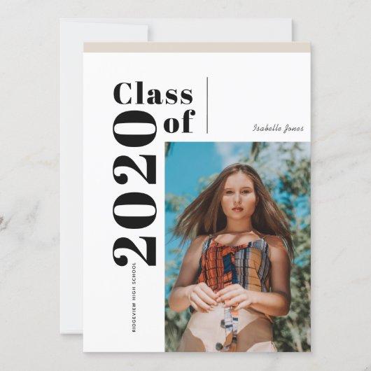 Class of 2020 Minimalist Photo Graduation