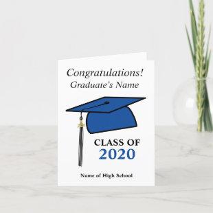 Class of 2020, Photo & High School colors cap Announcement
