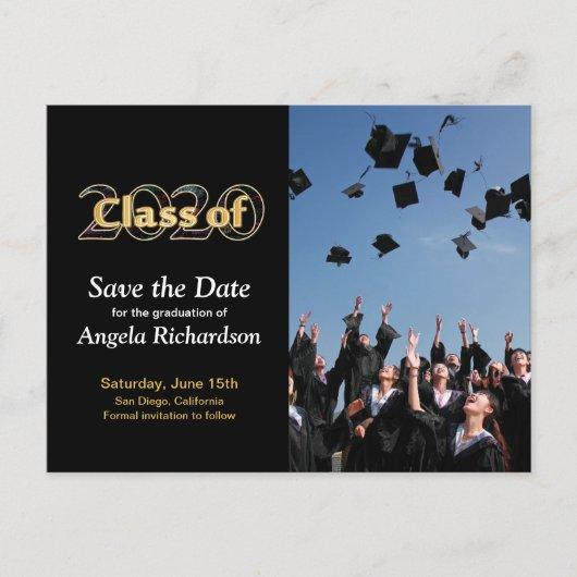 Class of 2020 Save the Date Graduation Photo Invitation Postcard