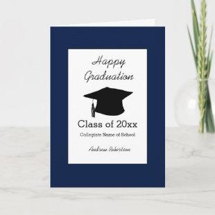 Class of 2022 Blue Graduation Card