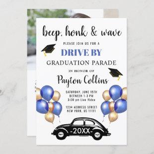 Class of 2022 DRIVE BY PHOTO Graduation Party Invitation