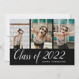 Class of 2022 | Grad Photo Modern Graduation Party Invitation