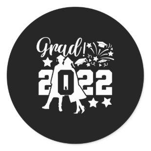 Class of 2022 Graduate Congrats the Grad Classic Round Sticker