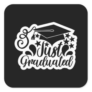Class of 2022 Graduate Congrats the Grad Square Sticker
