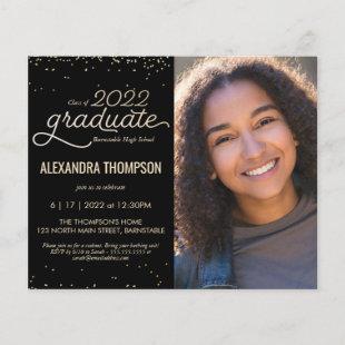 Class of 2022 Graduation Photo Invite Paper Sheet