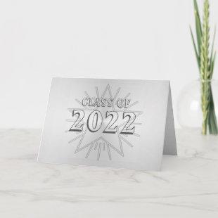 Class of 2022 Silver Star Graduation Card by Janz