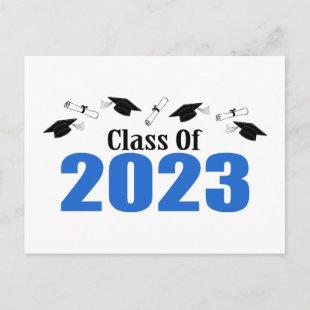 Class Of 2023 Postcard Invite (Blue Caps)