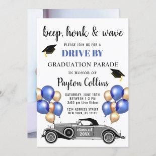 Class of 2024 DRIVE BY PHOTO Graduation Party  Invitation