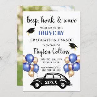 Class of 2024 DRIVE BY PHOTOS Graduation Party Invitation