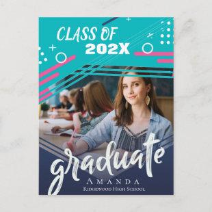 Class Of 2024 Photo Graduation Party Announcement Postcard