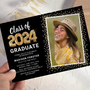 Class of 2024 Photo Graduation Party Invitation