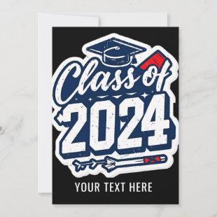 Class Of 2024 Students And Teachers Graduation  Invitation
